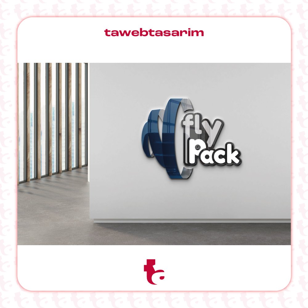 Fly Pack logo tasarım çalışması