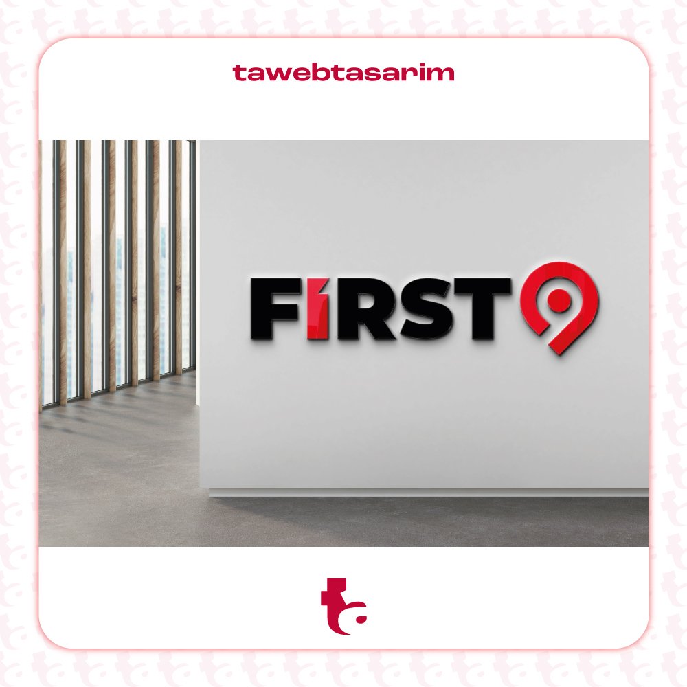 First logo tasarım çalışması