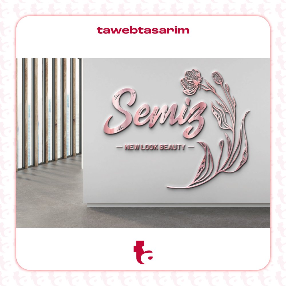 Semiz New Look Beauty logo tasarım çalışması