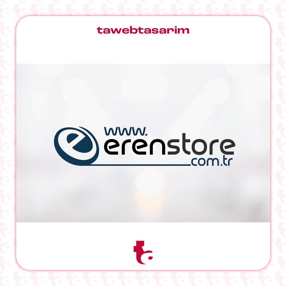 Erenstore.com.tr logo tasarım çalışması