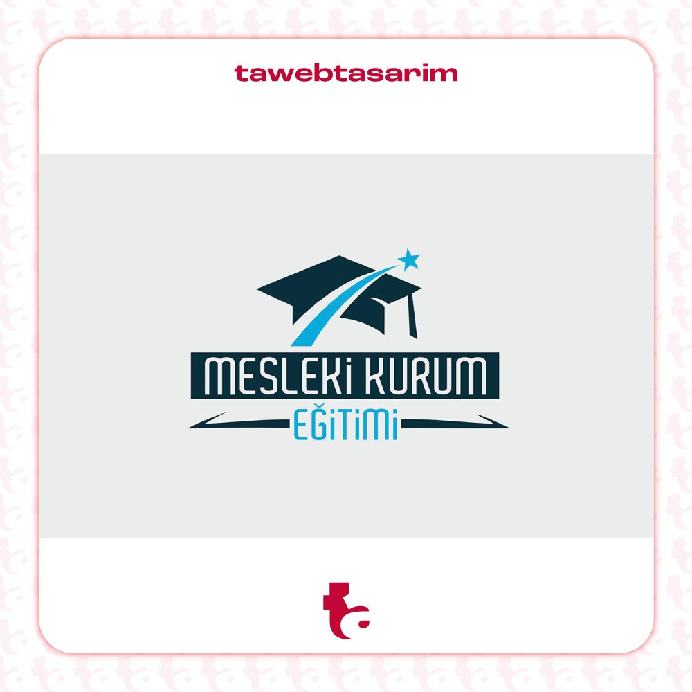 Mesleki Kurum Eğitimi logo tasarım çalışması