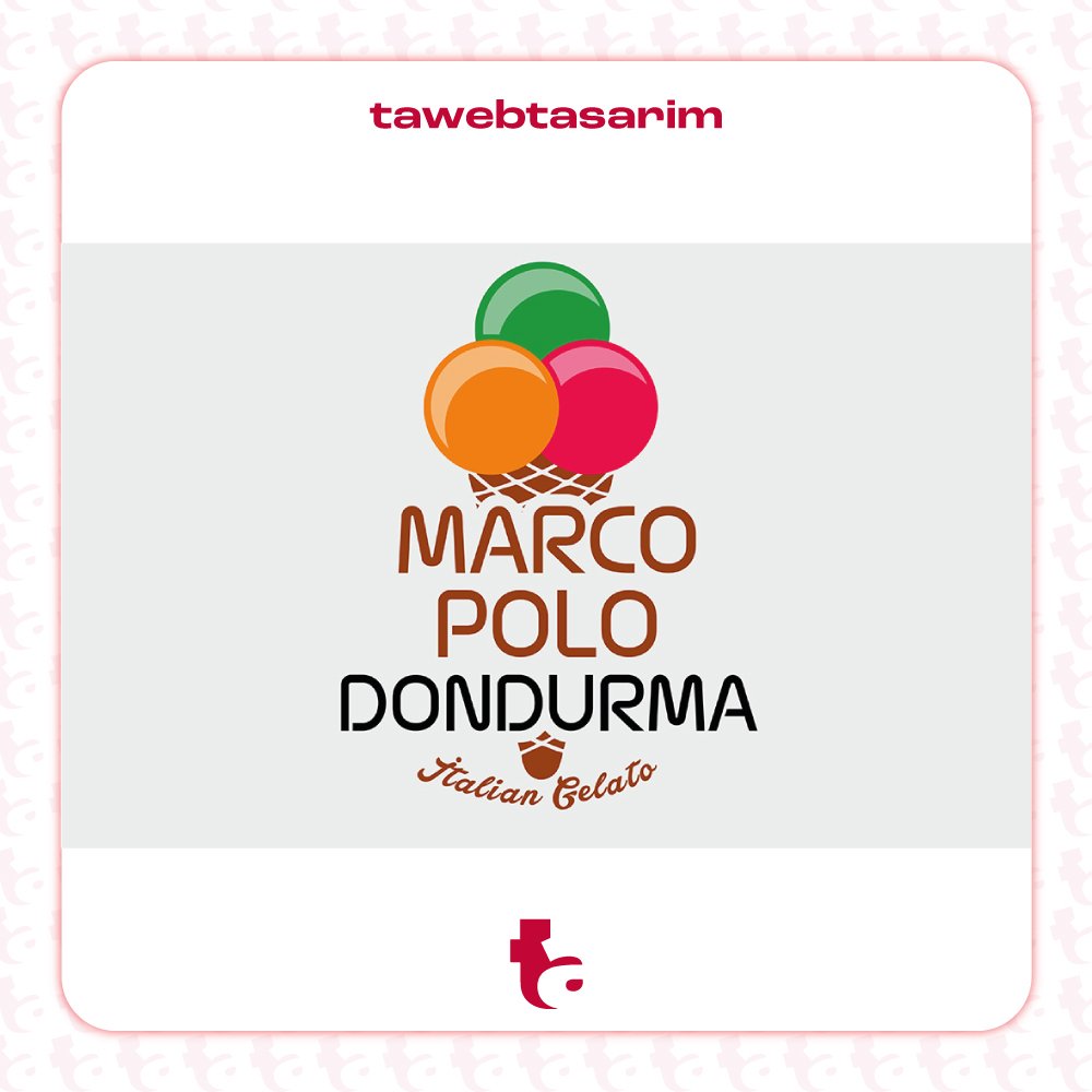 Marco Polo Dondurma logo tasarım çalışması