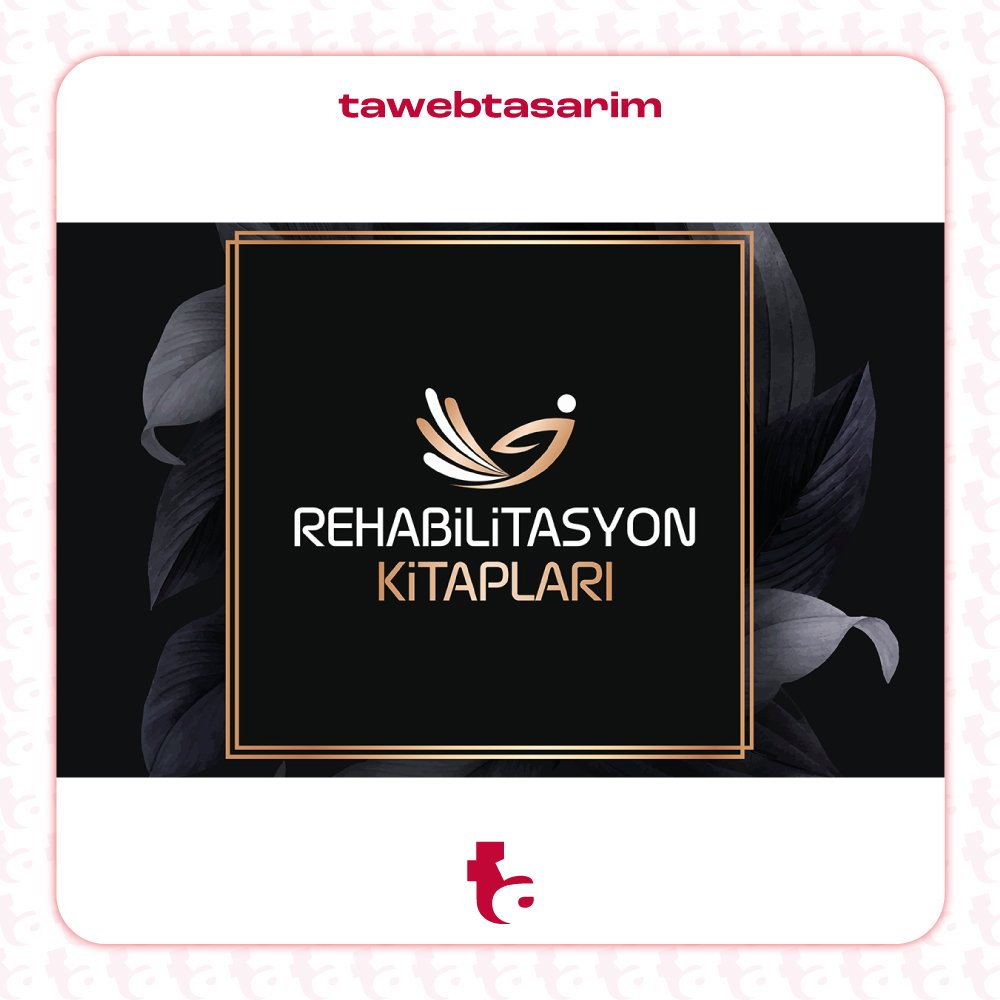 Rehabilitasyon Kitapları logo tasarım çalışması