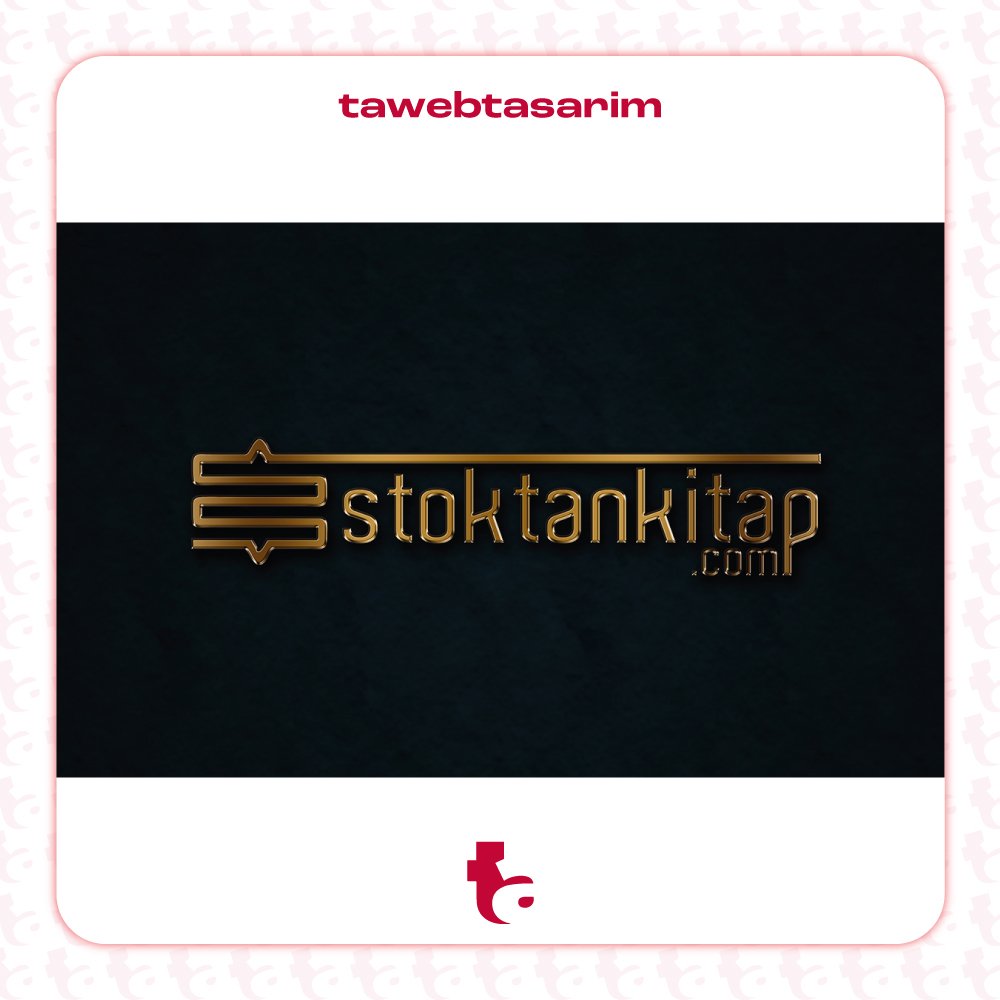 StoktanKitap.com logo tasarım çalışması