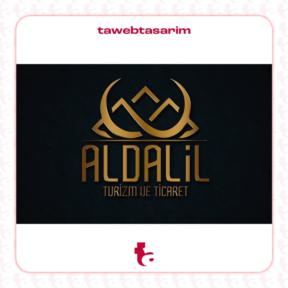 Aldalı Turizm ve Ticaret logo tasarım çalışması
