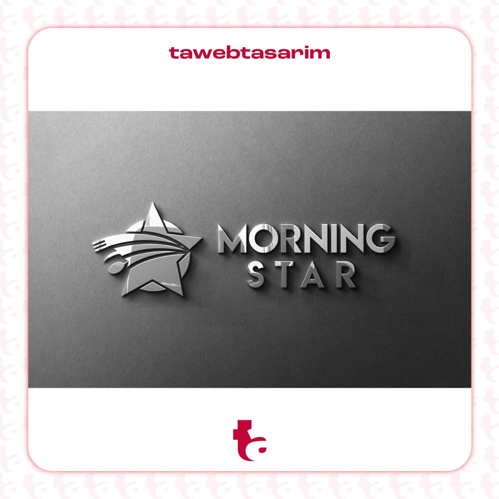 Morning Star logo tasarım çalışması