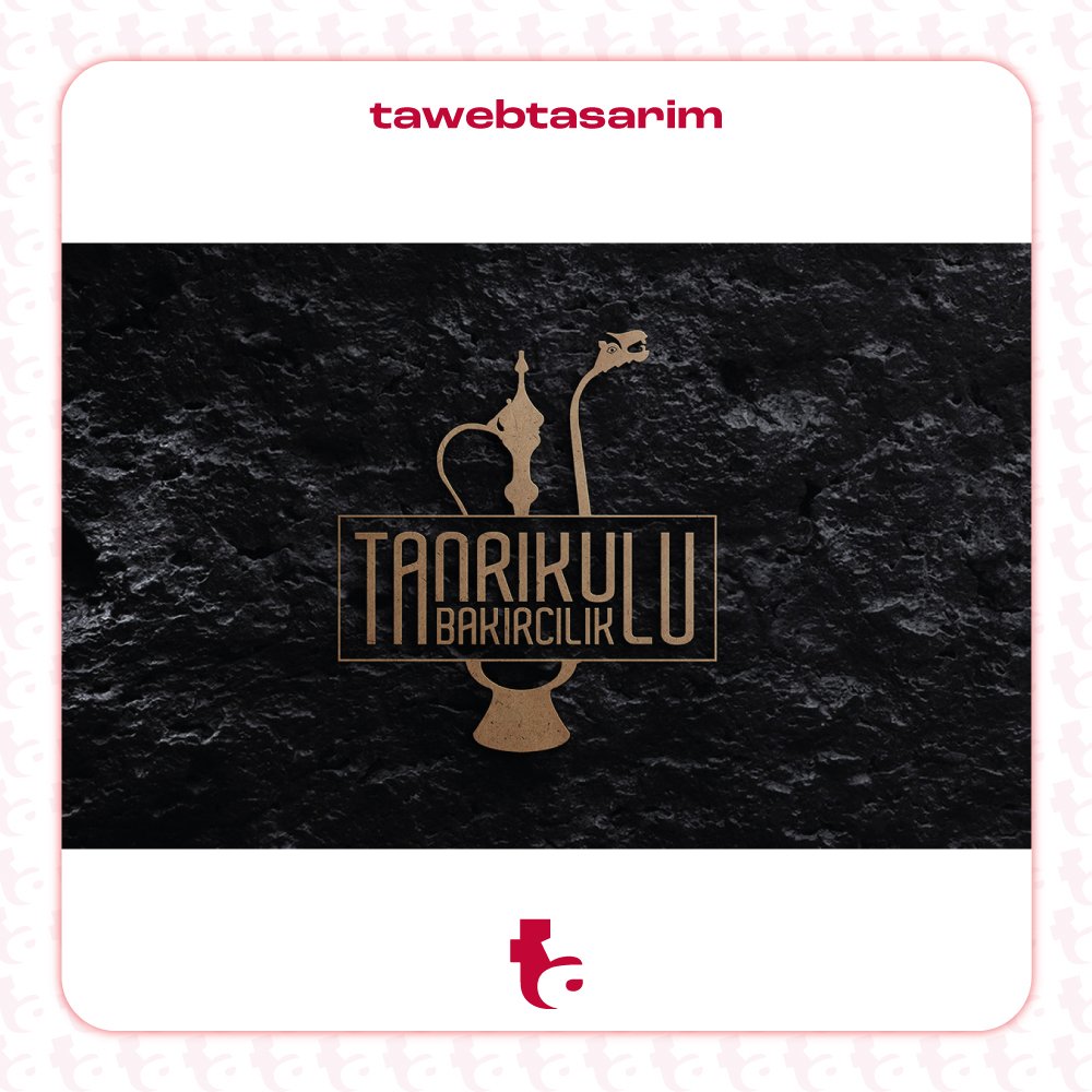 Tanrıkulu Bakırcılık logo tasarım çalışması