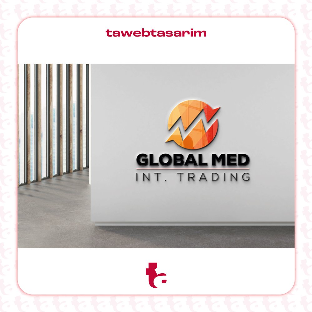 Global Med Int. Trading logo tasarım çalışması