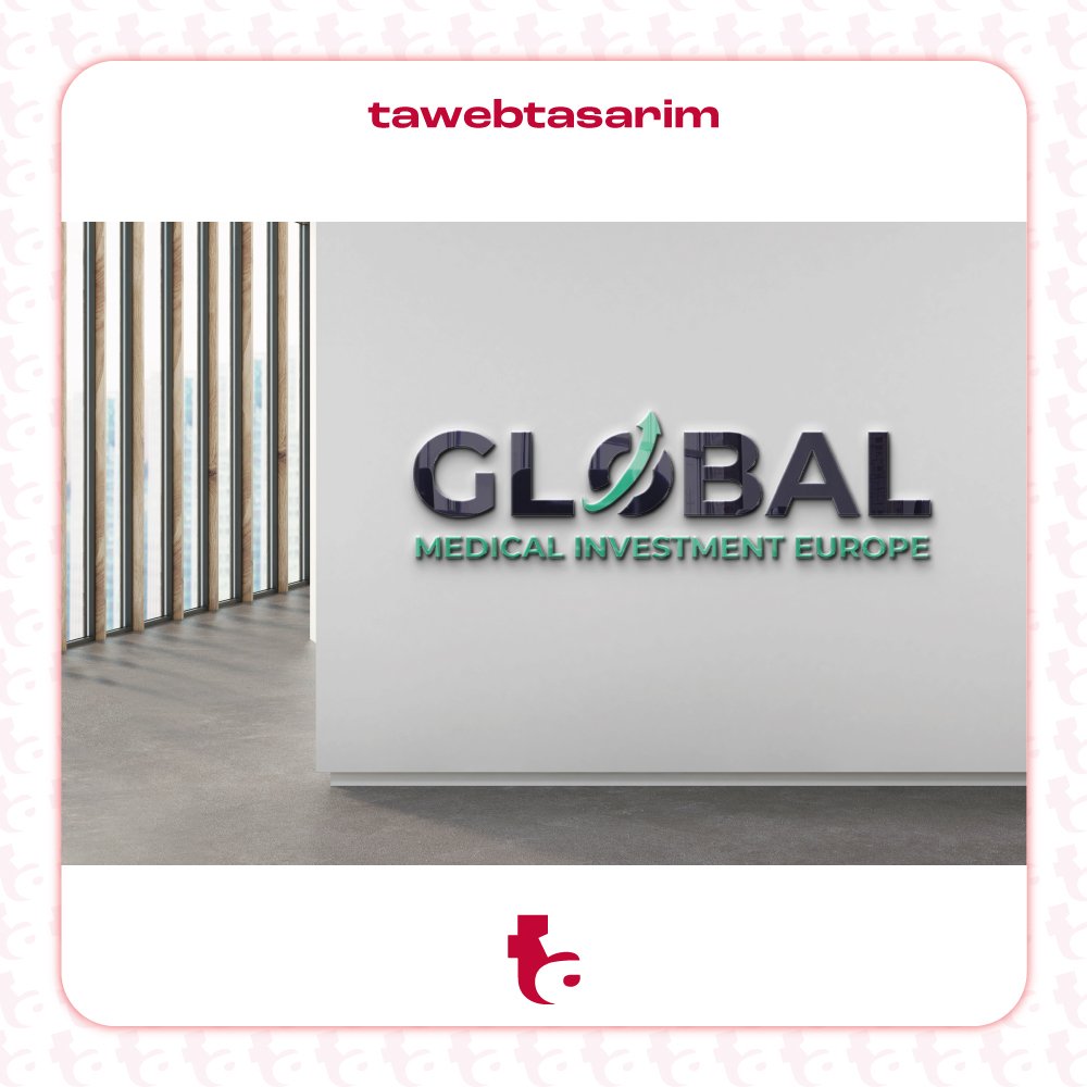 Global Medical Investment Europe logo tasarım çalışması
