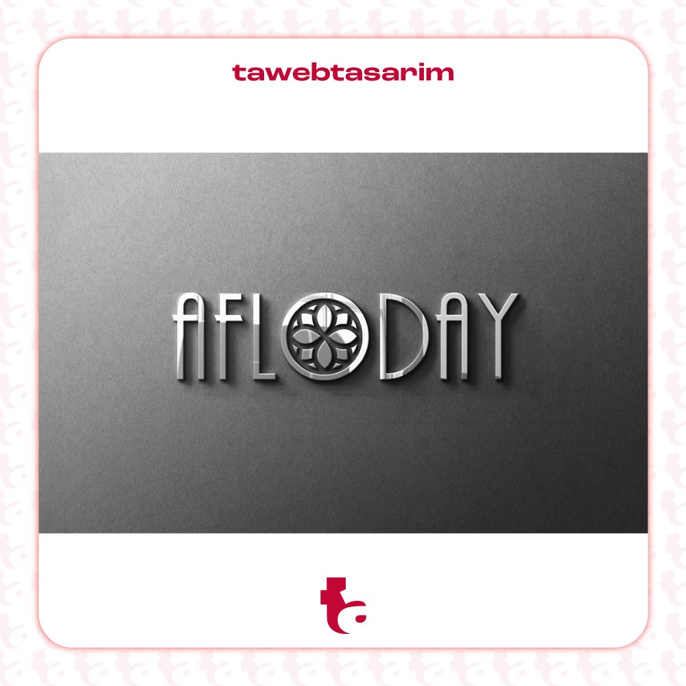 Afloday logo tasarım çalışması