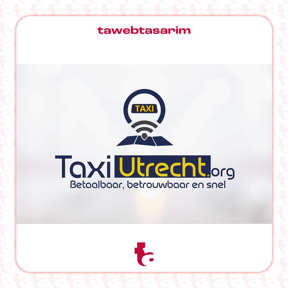 Taxi Utrecht.org logo tasarım çalışması