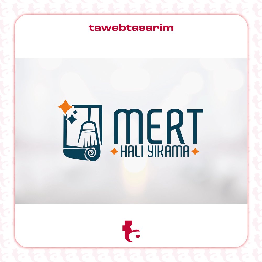 Mert Halı Yıkama logo tasarım çalışması