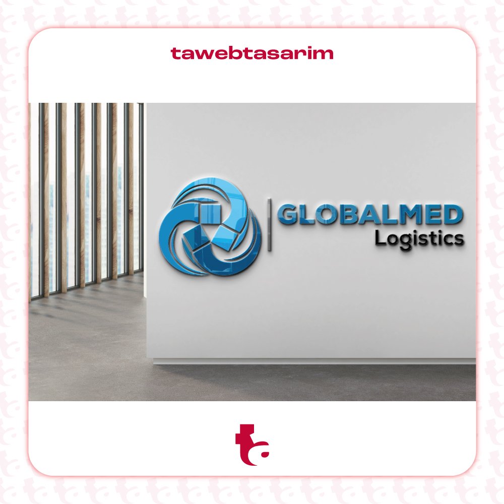 Globalmed Logistics logo tasarım çalışması