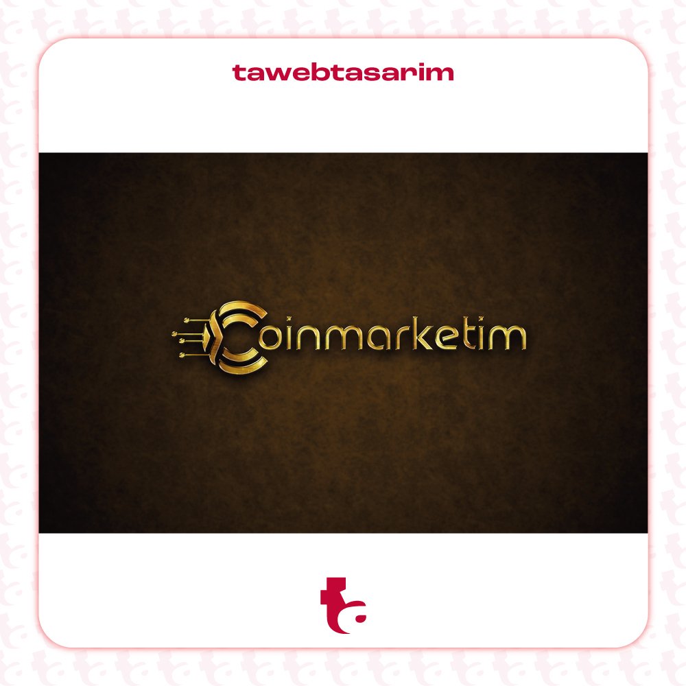 Coinmarketim logo tasarım çalışması