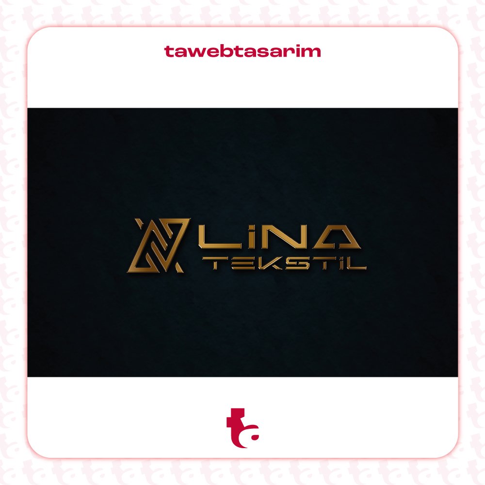 Lina Tekstil logo tasarım çalışması